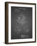 PP767-Black Grid Circular Saw Patent Poster-Cole Borders-Framed Giclee Print
