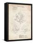 PP767-Vintage Parchment Circular Saw Patent Poster-Cole Borders-Framed Stretched Canvas