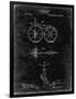PP77-Black Grunge First Bicycle 1866 Patent Poster-Cole Borders-Framed Premium Giclee Print