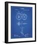 PP77-Blueprint First Bicycle 1866 Patent Poster-Cole Borders-Framed Giclee Print