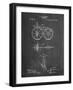 PP77-Chalkboard First Bicycle 1866 Patent Poster-Cole Borders-Framed Giclee Print