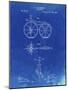 PP77-Faded Blueprint First Bicycle 1866 Patent Poster-Cole Borders-Mounted Giclee Print