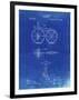 PP77-Faded Blueprint First Bicycle 1866 Patent Poster-Cole Borders-Framed Giclee Print