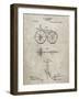 PP77-Sandstone First Bicycle 1866 Patent Poster-Cole Borders-Framed Giclee Print