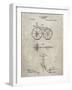 PP77-Sandstone First Bicycle 1866 Patent Poster-Cole Borders-Framed Giclee Print