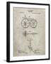 PP77-Sandstone First Bicycle 1866 Patent Poster-Cole Borders-Framed Giclee Print