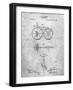 PP77-Slate First Bicycle 1866 Patent Poster-Cole Borders-Framed Giclee Print