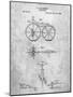 PP77-Slate First Bicycle 1866 Patent Poster-Cole Borders-Mounted Giclee Print