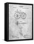 PP77-Slate First Bicycle 1866 Patent Poster-Cole Borders-Framed Stretched Canvas