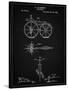 PP77-Vintage Black First Bicycle 1866 Patent Poster-Cole Borders-Stretched Canvas