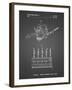 PP779-Black Grid Dental Tools Patent Poster-Cole Borders-Framed Giclee Print