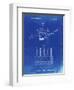 PP779-Faded Blueprint Dental Tools Patent Poster-Cole Borders-Framed Giclee Print