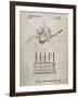 PP779-Sandstone Dental Tools Patent Poster-Cole Borders-Framed Giclee Print