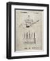 PP779-Sandstone Dental Tools Patent Poster-Cole Borders-Framed Giclee Print