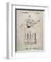 PP779-Sandstone Dental Tools Patent Poster-Cole Borders-Framed Giclee Print