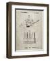 PP779-Sandstone Dental Tools Patent Poster-Cole Borders-Framed Premium Giclee Print