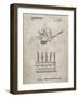 PP779-Sandstone Dental Tools Patent Poster-Cole Borders-Framed Giclee Print