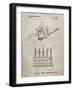 PP779-Sandstone Dental Tools Patent Poster-Cole Borders-Framed Giclee Print