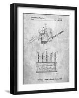 PP779-Slate Dental Tools Patent Poster-Cole Borders-Framed Giclee Print