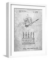 PP779-Slate Dental Tools Patent Poster-Cole Borders-Framed Giclee Print