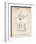 PP779-Vintage Parchment Dental Tools Patent Poster-Cole Borders-Framed Giclee Print