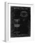 PP782-Black Grunge Disc Golf Basket Patent Poster-Cole Borders-Framed Giclee Print