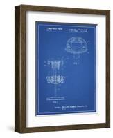 PP782-Blueprint Disc Golf Basket Patent Poster-Cole Borders-Framed Giclee Print