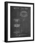 PP782-Chalkboard Disc Golf Basket Patent Poster-Cole Borders-Framed Giclee Print