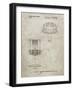 PP782-Sandstone Disc Golf Basket Patent Poster-Cole Borders-Framed Giclee Print