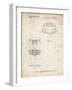 PP782-Vintage Parchment Disc Golf Basket Patent Poster-Cole Borders-Framed Giclee Print