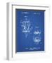 PP783-Blueprint Disk Golf Basket 1988 Patent Poster-Cole Borders-Framed Giclee Print