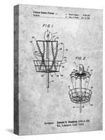 PP783-Slate Disk Golf Basket 1988 Patent Poster-Cole Borders-Stretched Canvas