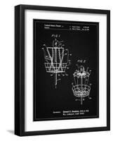 PP783-Vintage Black Disk Golf Basket 1988 Patent Poster-Cole Borders-Framed Giclee Print