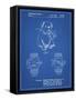 PP784-Blueprint Dog Watch Clock Patent Poster-Cole Borders-Framed Stretched Canvas