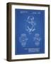 PP784-Blueprint Dog Watch Clock Patent Poster-Cole Borders-Framed Giclee Print