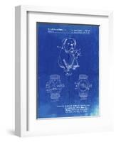 PP784-Faded Blueprint Dog Watch Clock Patent Poster-Cole Borders-Framed Giclee Print