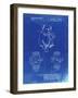 PP784-Faded Blueprint Dog Watch Clock Patent Poster-Cole Borders-Framed Giclee Print