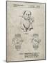 PP784-Sandstone Dog Watch Clock Patent Poster-Cole Borders-Mounted Giclee Print