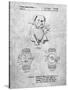 PP784-Slate Dog Watch Clock Patent Poster-Cole Borders-Stretched Canvas