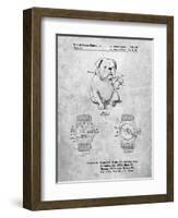 PP784-Slate Dog Watch Clock Patent Poster-Cole Borders-Framed Giclee Print
