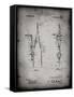 PP785-Faded Grey Drafting Compass 1912 Patent Poster-Cole Borders-Framed Stretched Canvas