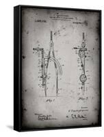 PP785-Faded Grey Drafting Compass 1912 Patent Poster-Cole Borders-Framed Stretched Canvas