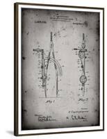 PP785-Faded Grey Drafting Compass 1912 Patent Poster-Cole Borders-Framed Premium Giclee Print