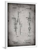 PP785-Faded Grey Drafting Compass 1912 Patent Poster-Cole Borders-Framed Premium Giclee Print