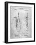 PP785-Slate Drafting Compass 1912 Patent Poster-Cole Borders-Framed Giclee Print