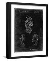 PP790-Black Grunge Dynamic Fighter Toy Robot 1982 Patent Poster-Cole Borders-Framed Giclee Print