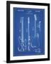 PP8 Blueprint-Borders Cole-Framed Giclee Print