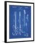 PP8 Blueprint-Borders Cole-Framed Giclee Print