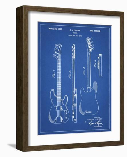 PP8 Blueprint-Borders Cole-Framed Giclee Print