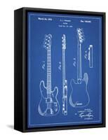 PP8 Blueprint-Borders Cole-Framed Stretched Canvas